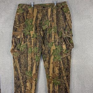 VTG Key Rebark Camo Pants Mens XXL Camouflage BDU Cargo Hunting Made In‎ USA